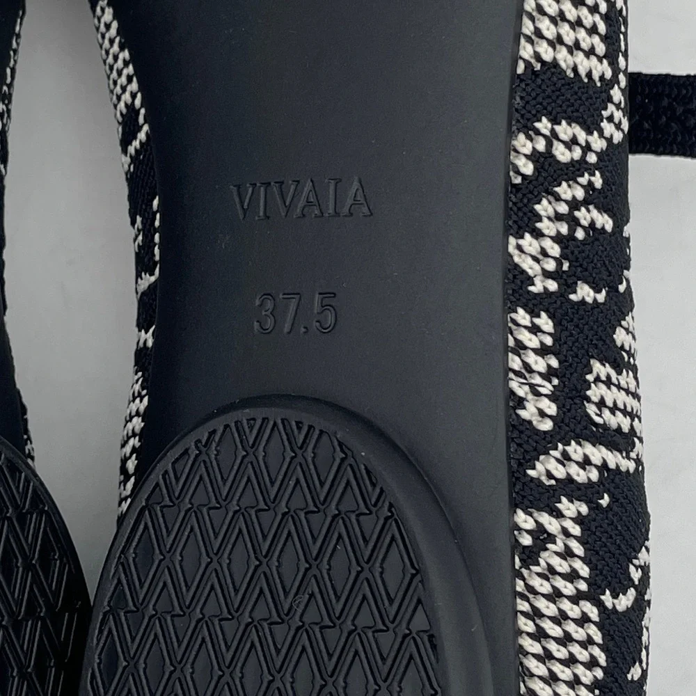 VIVAIA Mary Jane Tamia Almond Toe Black Lace - Picture 12 of 13